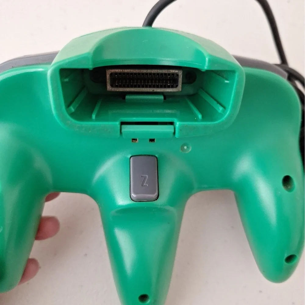 Official Nintendo 64 Controller OEM N64 Color Green UNTESTED